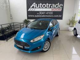 FORD - FIESTA 1.6 TITANIUM SEDAN 16V FLEX 4P AUTO - 2013/2014 - AZUL - R$ 45.900,00