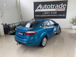 FORD - FIESTA 1.6 TITANIUM SEDAN 16V FLEX 4P AUTO - 2013/2014 - AZUL - R$ 45.900,00